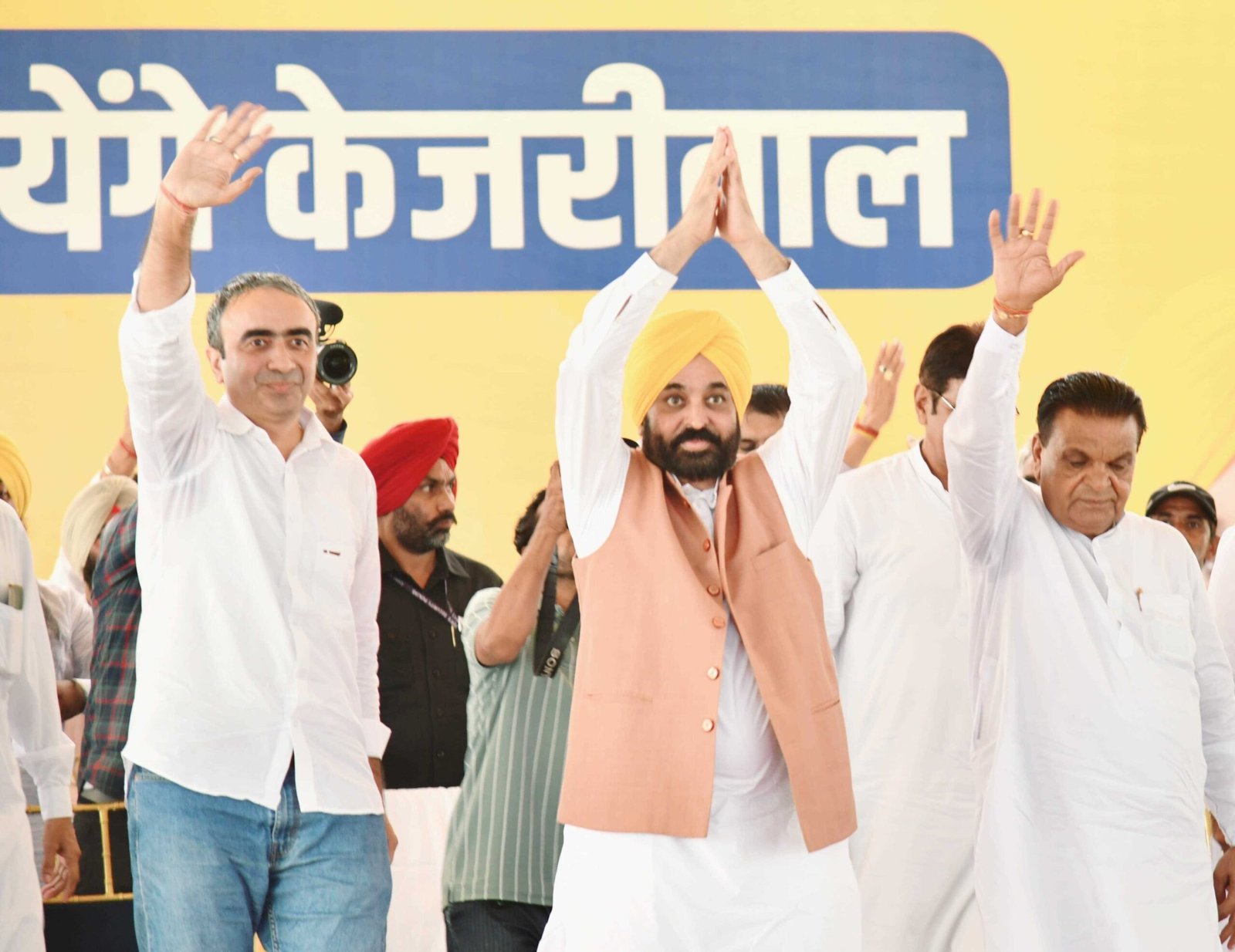 CM Bhagwant Mann ने हरियाणा में की जनसभा, बदलाव की मुहिम शुरू