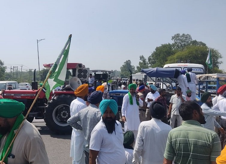 पंजाब में किसान प्रदर्शन: मुख्यमार्गों पर जाम आज दोपहर 1 से 4 बजे तक