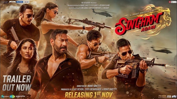 Singham Again का ट्रेलर लगा सबसे लंबा? जानिए 72 मिनट के ट्रेलर का अनसुना इतिहास !