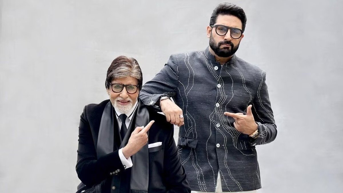 अभिषेक बच्चन और अमिताभ बच्चन की मस्ती, दर्शक हुए हंसी से लोटपोट