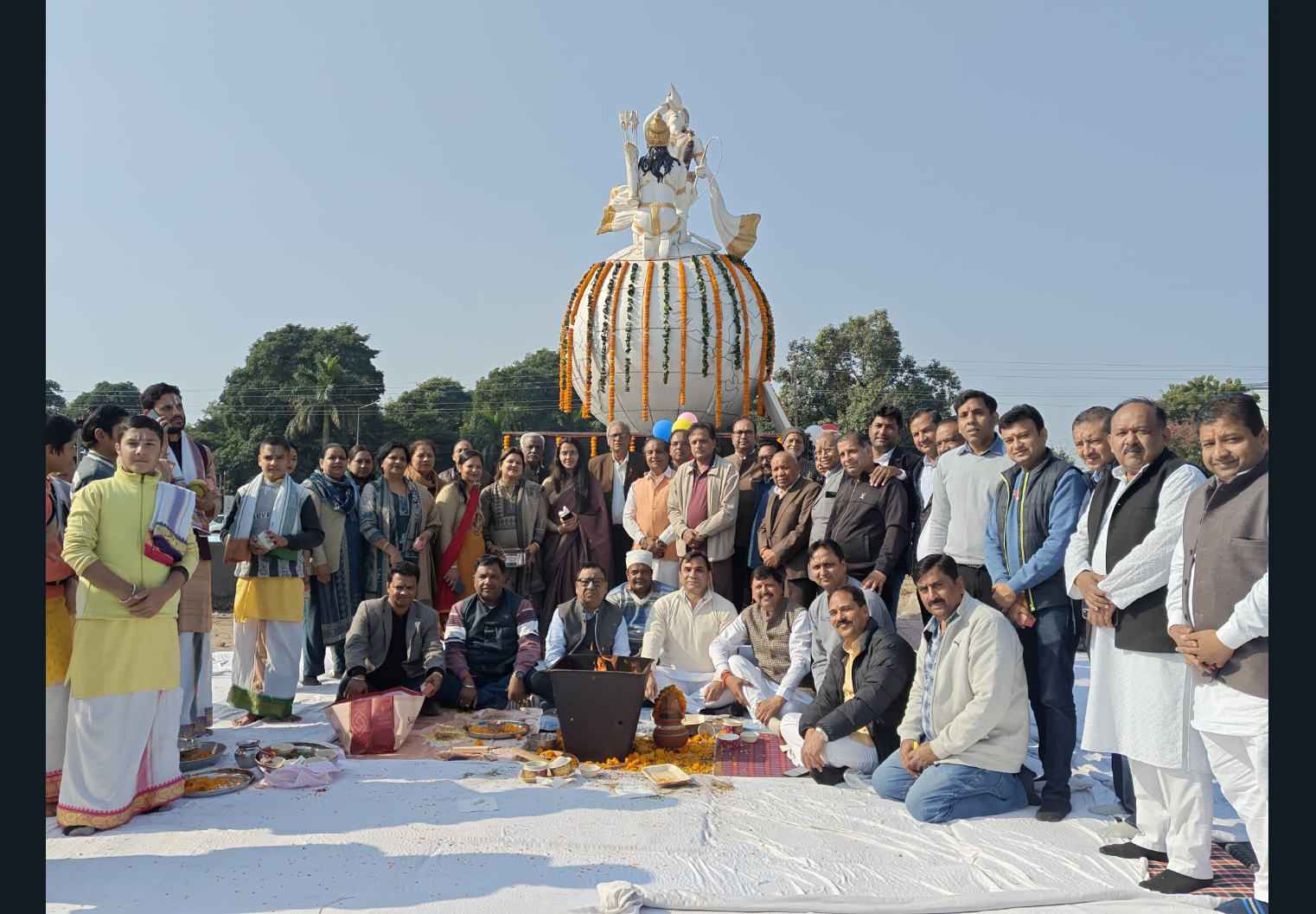 गीता चौक पर हवन से गूंजा पंचकूला, महापौर ने दिया गीता के उपदेशों पर चलने का संदेश