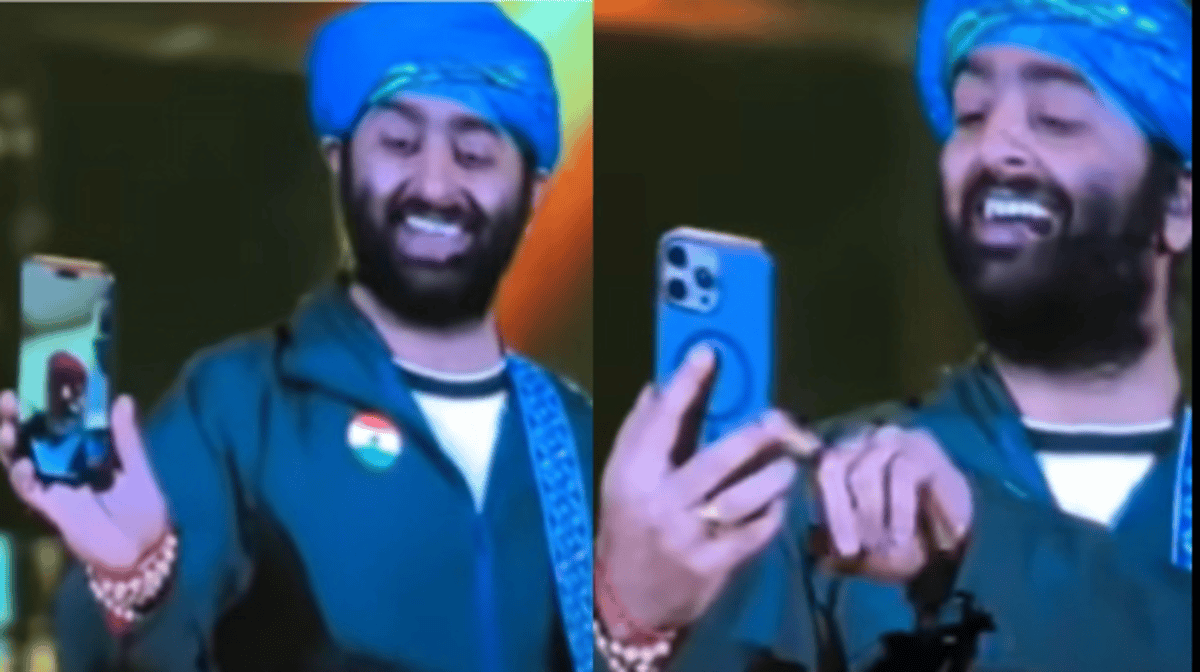 लाइव कॉन्सर्ट के बीच अरिजीत सिंह को आया पापा का वीडियो कॉल, जानिये fans का Reaction!