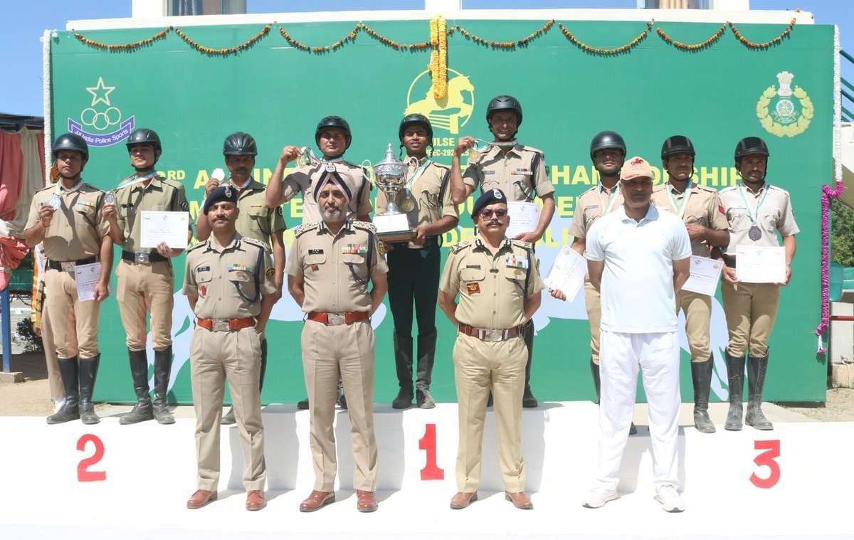 43वीं अखिल भारतीय पुलिस घुड़सवारी प्रतियोगिता में चंडीगढ़ पुलिस ने जीता प्रथम स्थान!