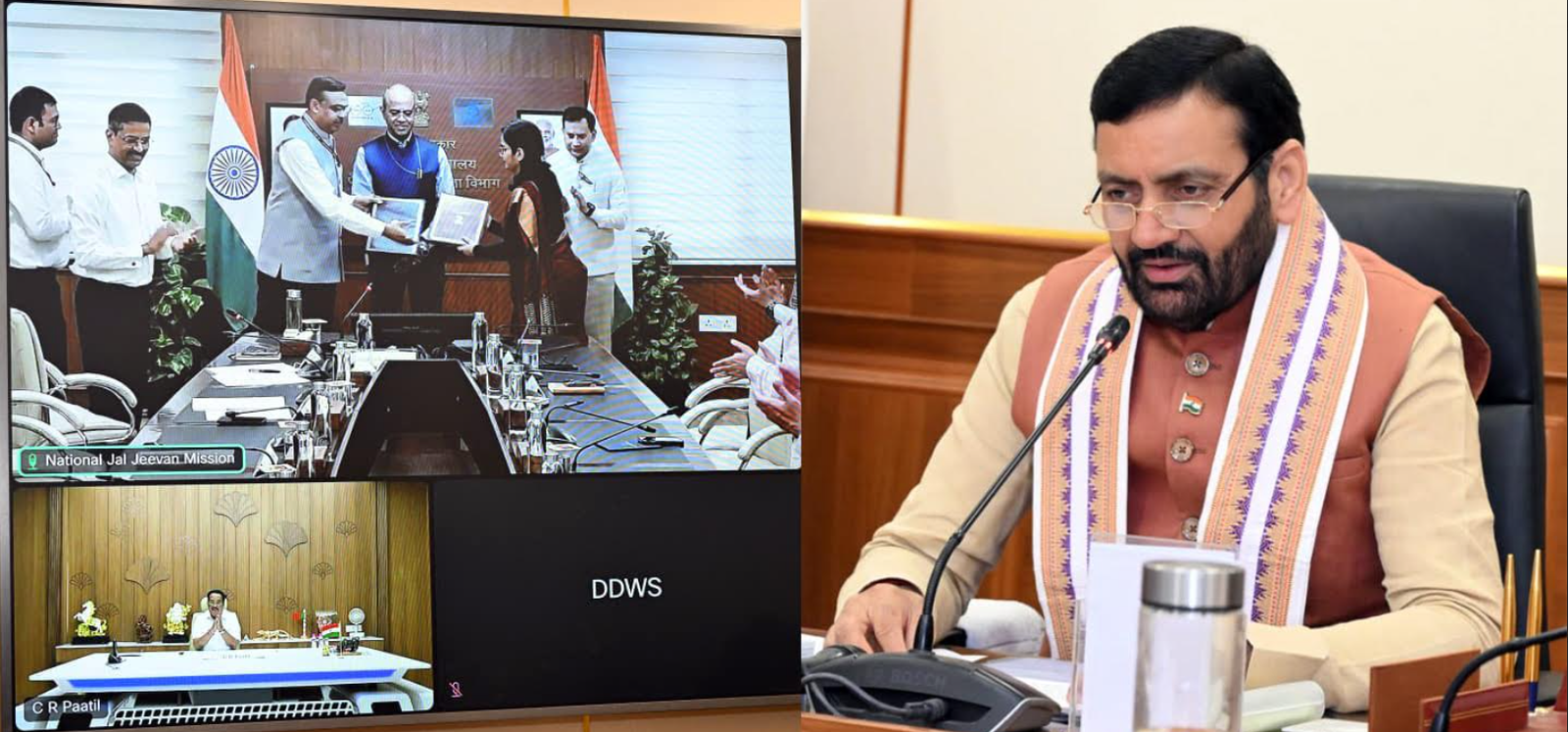 हरियाणा में जल जीवन मिशन-2.0 के लिए केंद्र व राज्य के बीच हुआ एमओयू