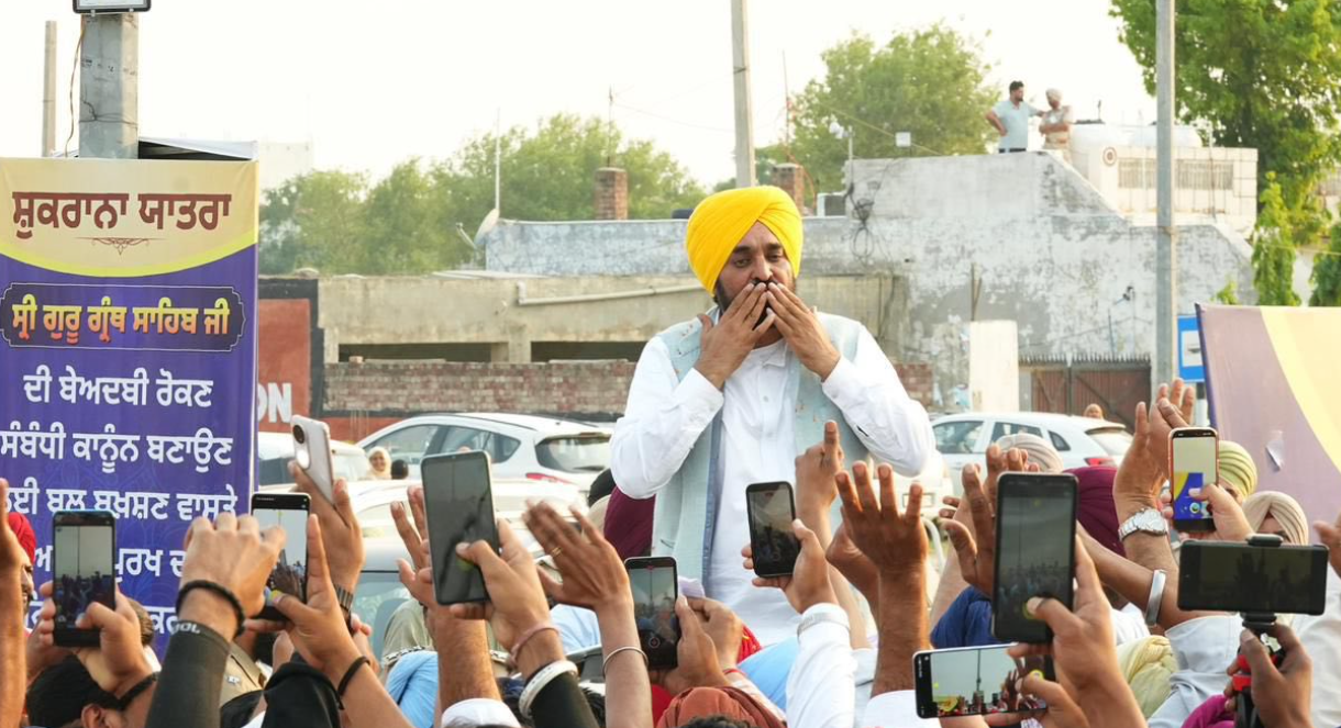 CM मान ने श्री मस्तुआना साहिब में टेका माथा.. पंजाब के लोगों के लिए शांति की प्रार्थना की