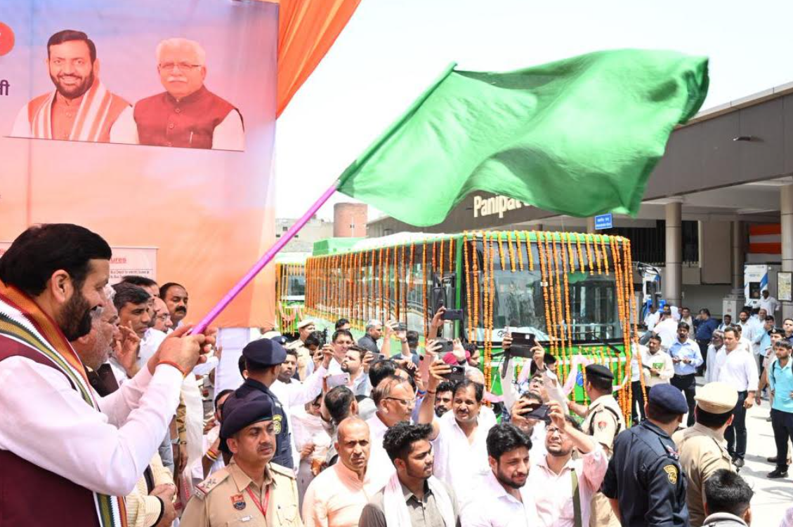 पानीपत से हरियाणा में ग्रीन ट्रांसपोर्ट क्रांति की शुरुआत