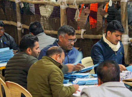 पंजाब नगर निकाय चुनाव नतीजों  में आम आदमी पार्टी सबसे आगे