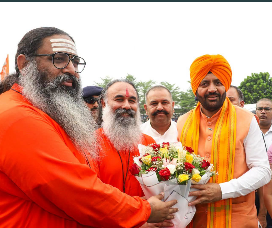 नूरमहल में दिव्य ज्योति जागृति संस्थान पहुंचे CM नायब सैनी