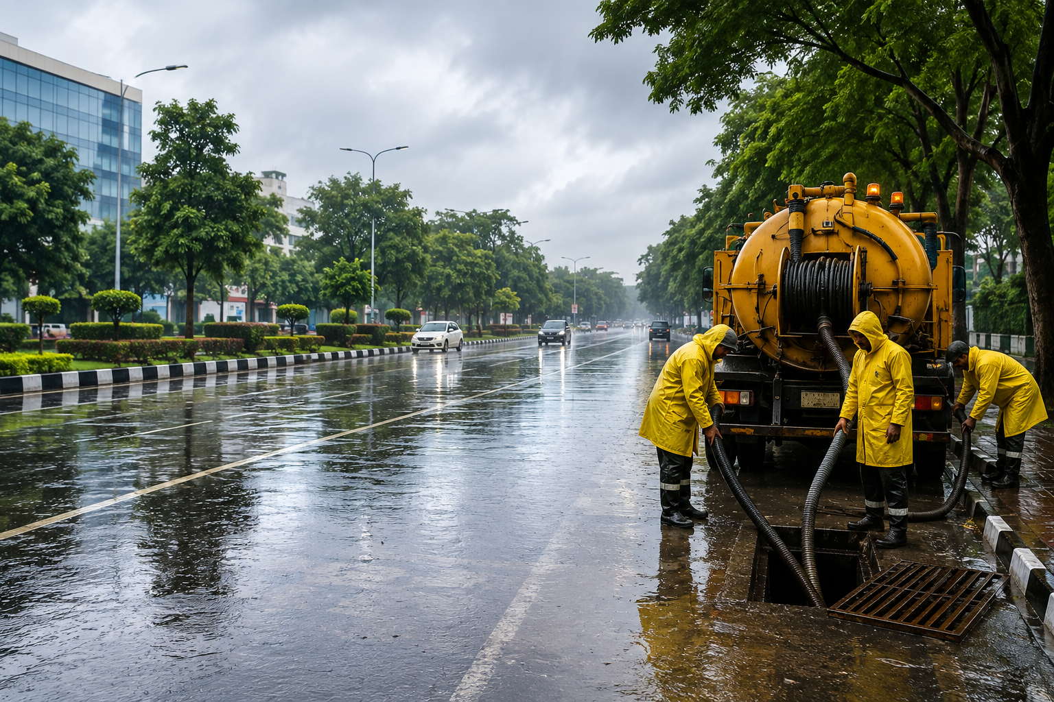 भारी बारिश में भी जलभराव से बचा पंचकूला